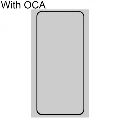 Pour Samsung Galaxy S21 + Lentille en verre extérieure de l'écran avant avec adhésif optiquement transparent OCA SH2632781-06