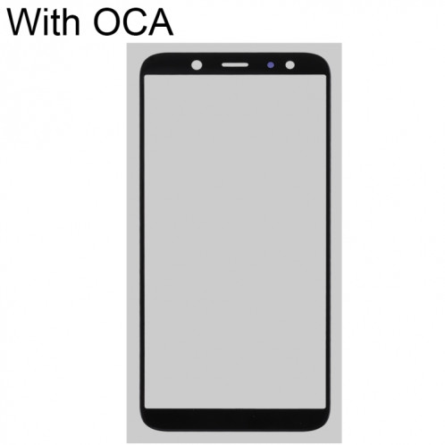Pour Samsung Galaxy A6 (2018) / A600 Lentille en verre extérieure de l'écran avant avec adhésif optiquement transparent OCA SH2633852-06