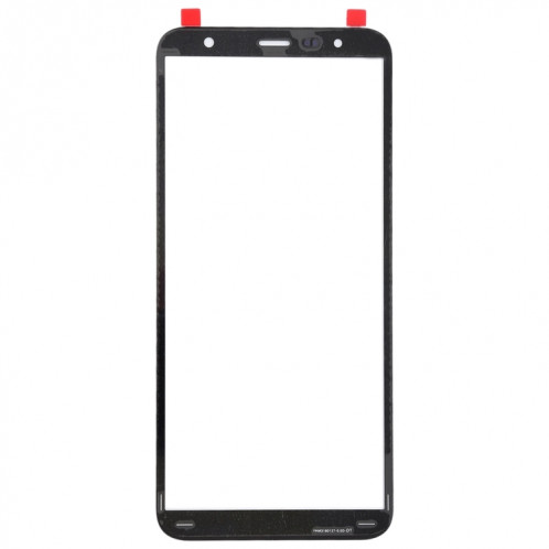 Pour Samsung Galaxy J4 + / J6 + Lentille en verre extérieure de l'écran avant avec adhésif optiquement transparent OCA SH2640426-06