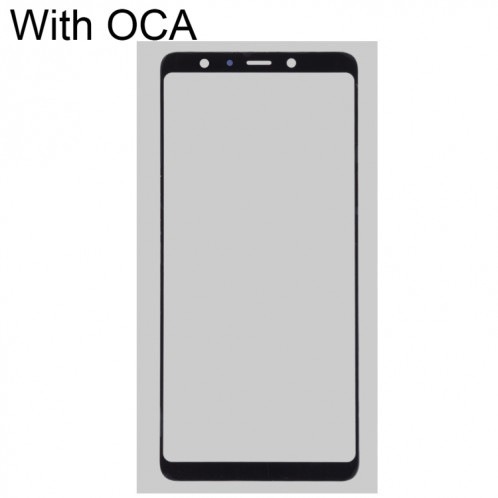 Pour Samsung Galaxy A7 2018 / A750 Lentille en verre extérieure avec adhésif optiquement transparent OCA SH26411047-06