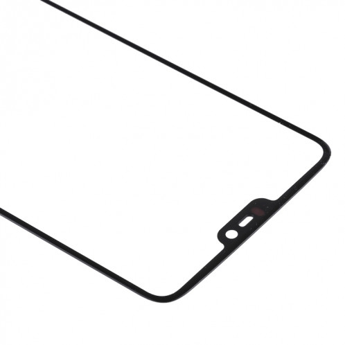 Pour OnePlus 6 lentille extérieure en verre d'écran avant avec adhésif optiquement transparent OCA SH29041887-07