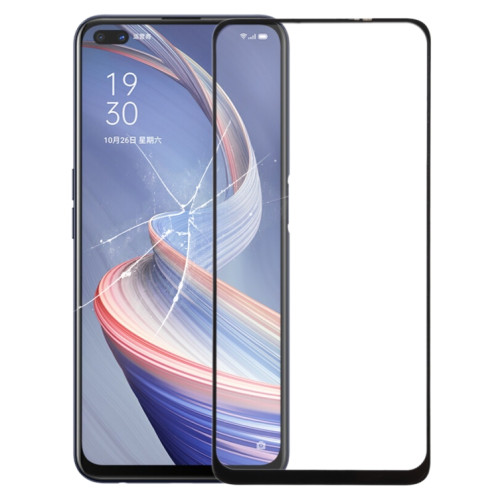 Pour OPPO A92S / X50 lentille extérieure en verre avec adhésif optiquement transparent OCA SH7202133-06