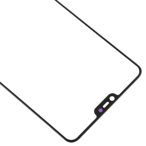 Pour OPPO R15 Pro Lentille en verre extérieure de l'écran avant avec adhésif optiquement transparent OCA SH7213353-06