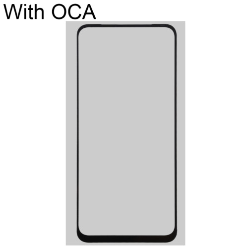 Pour OPPO K3 / F11 Pro Lentille en verre extérieure avec adhésif optiquement transparent OCA SH721518-06