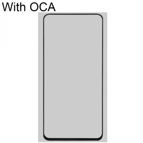 Lentille en verre extérieure à écran avant avec adhésif OCA optiquement clair pour Xiaomi Redmi K30 / Redmi K30i 5G SH89011555-07