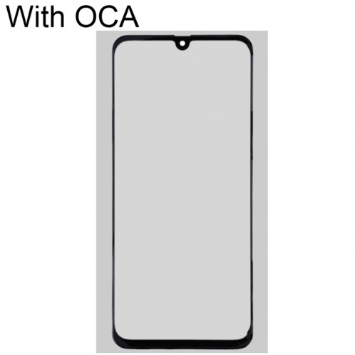 Lentille en verre extérieur à l'écran avant avec adhésif optiquement clair OCA pour Xiaomi Redmi Note 7 Pro / Redmi Note 7 SH8908348-07