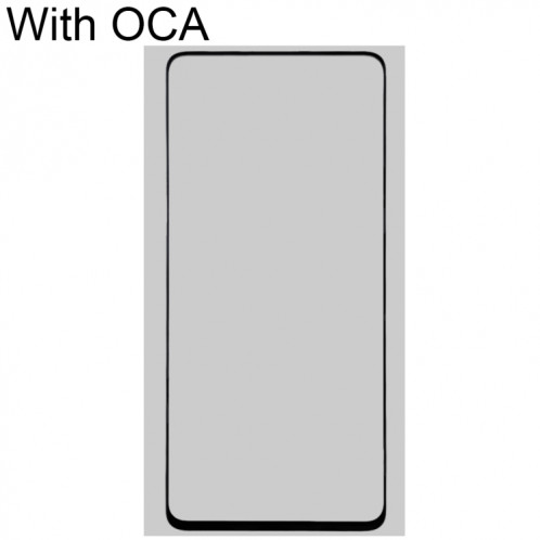 Lentille en verre extérieur à l'écran avant avec adhésif OCA optiquement clair pour Xiaomi MI Mix 3 SH89131560-07