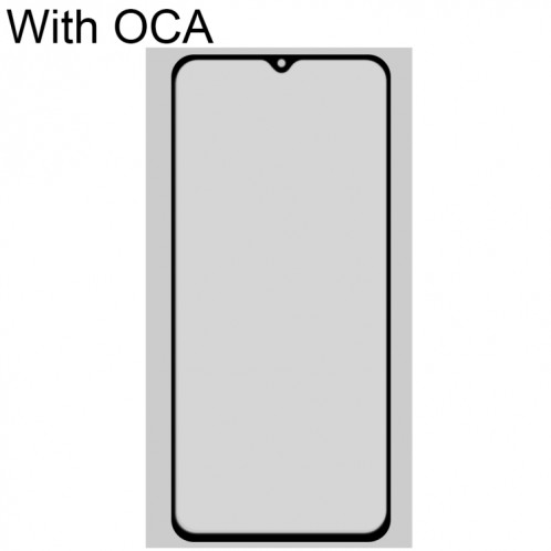 Lentille en verre extérieur à l'écran avant avec adhésif OCA Optiquement clair pour Xiaomi MI CC9 SH8922200-07