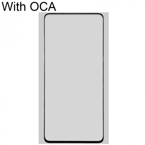 Lentille en verre extérieur à l'écran avant avec adhésif OCA optiquement clair pour Xiaomi Redmi Note 10 Pro SH8926568-07