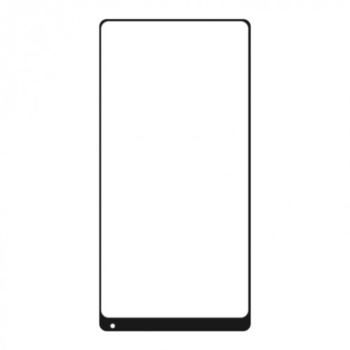 Lentille en verre extérieur à l'écran avant avec adhésif OCA optiquement clair pour Xiaomi MI Mix 2 (Noir) SH001A488-07