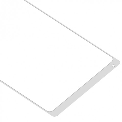 Lentille en verre extérieur à l'écran avant avec adhésif optiquement clair OCA pour Xiaomi MI Mix 2 (blanc) SH001B636-07