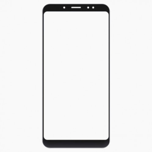 Lentille en verre extérieur à l'écran avant avec adhésif OCA Optiquement clair pour Xiaomi Redmi Note 5 (Noir) SH004A1975-07