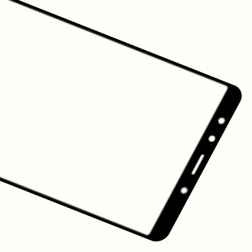 Lentille en verre extérieur à l'écran avant avec adhésif optiquement clair OCA pour Xiaomi MI 6x (noir) SH005A753-07