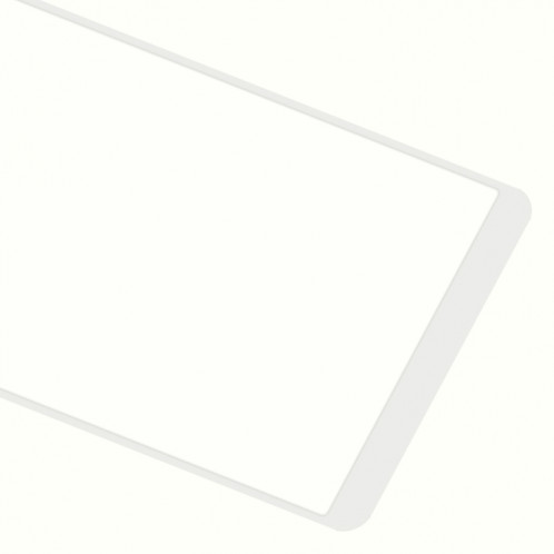 Lentille en verre extérieur à l'écran avant avec adhésif optiquement clair OCA pour xiaomi mi 6x (blanc) SH005B1583-07