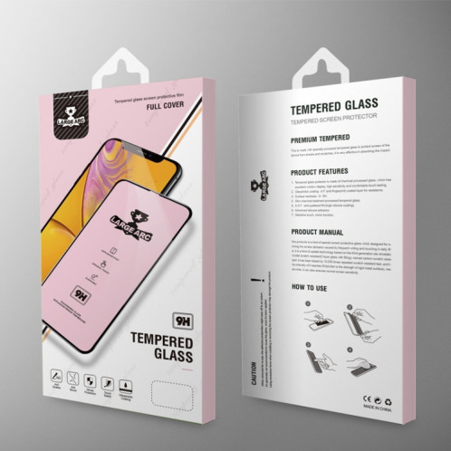 Pour Motorola Moto G7 Power 9H HD Film de verre trempé plein écran à haute alumine à grand arc SH70221341-010