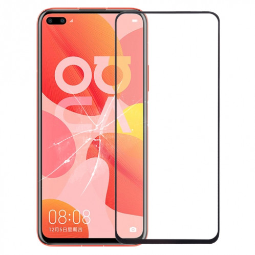 Lentille en verre extérieur à l'écran avant avec adhésif OCA Optiquement clair pour Huawei Nova 6 SH03041135-07