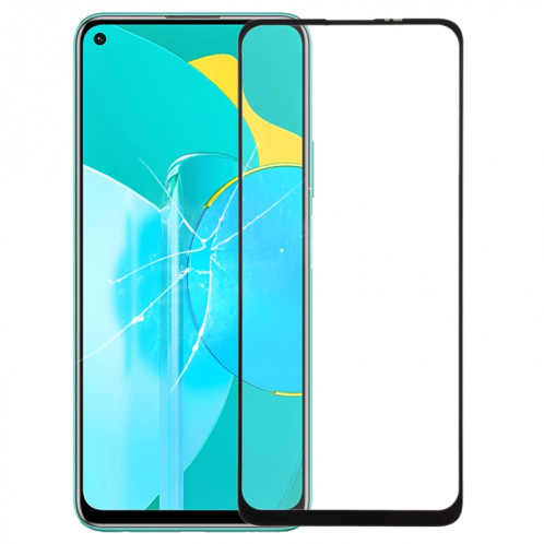 Lentille en verre extérieur à l'écran avant avec adhésif optiquement clair OCA pour Huawei Nova 7 SE SH03091198-07