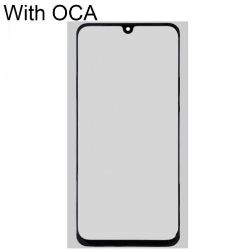 Lentille en verre extérieur à écran avant avec adhésif optiquement clair OCA pour Huawei Profitez de 9S / Maimang 8 SH03191718-07