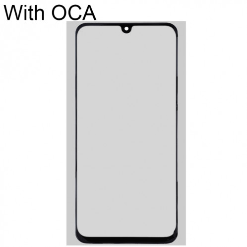 Lentille en verre extérieur à l'écran avant avec adhésif OCA optiquement clair pour Huawei Nova 4e SH03281342-07