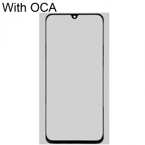Lentille en verre extérieur à l'écran avant avec adhésif OCA Optiquement clair pour Huawei Profitez de Z 5G SH0330976-07