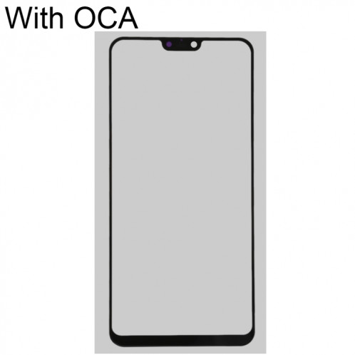 Écran avant Objectif en verre extérieur avec adhésif optiquement clair OCA pour Huawei Profitez de 9 Plus SH0335236-07