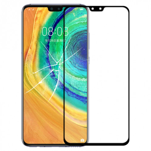 Lentille en verre extérieur à écran avant avec adhésif optiquement clair OCA pour Huawei Mate 30 SH03391184-07