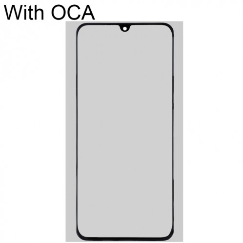 Lentille en verre extérieur à l'écran avant avec adhésif OCA Optiquement clair pour Huawei P30 SH0342994-07
