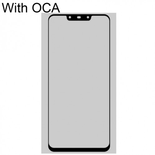 Lentille en verre extérieur à écran avant avec adhésif OCA optiquement clair pour Huawei Maimang 7 SH034371-07