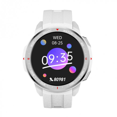 MT12 1.28 pouces TFT Smart Watch Smart Watch, Support Bluetooth Call & 8G Mémoire (Argent) SH401C1637-08