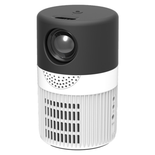 T400 Écran 100 pouces 3000 Lumens LED Mini Projecteur, Type de fiche: Fiche EU (Blanc Blanc) SH801B318-09