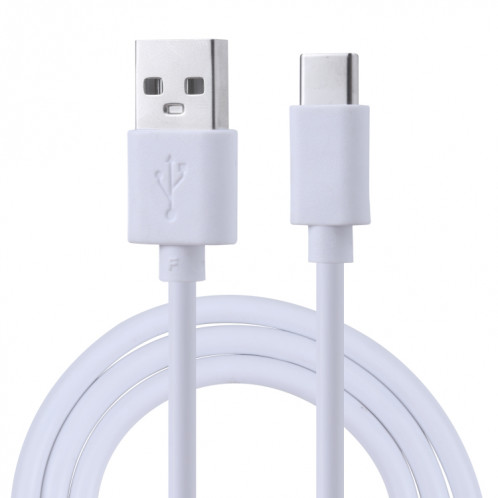 Câble de chargement de noyau en cuivre USB à USB-C / C / C / C / C / Longueur de câble: 1m (blanc) SH703B760-07