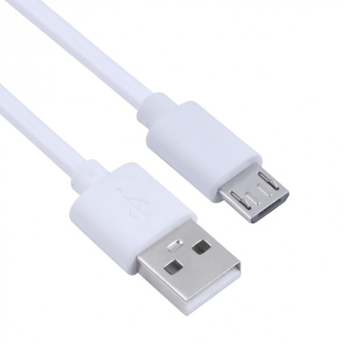 Câble de chargement de noyau de cuivre USB à micro USB, longueur de câble: 50cm (blanc) SH102B600-07
