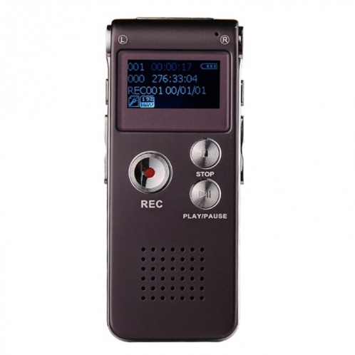 Enregistreur vocal audio numérique SK-012 16 Go d'USB Dictaphone avec fonction VAR VERSE MP3 WAV (Purple) SH702C422-07