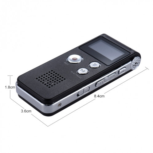 SK-012 32 Go USB Dictaphone Digital Audio Voice Recorder avec lecteur MP3 WAV Fonction var (gris) SH703B1152-07