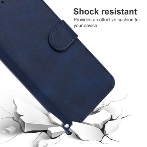 Coque de téléphone en cuir pour Ulefone Armor x10 pro (bleu) SH606D1564-06