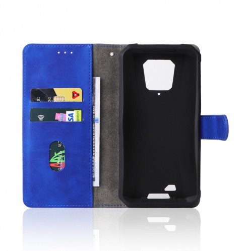 Pour Ulefone Armor 8 peau Senteuse Boucle magnétique texture texture texture casque de téléphone (bleu) SH404B1458-07