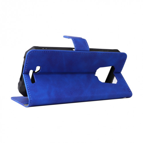 Pour Ulefone Armor 8 peau Senteuse Boucle magnétique texture texture texture casque de téléphone (bleu) SH404B1458-07
