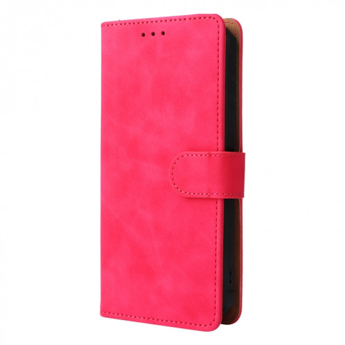 Pour Ulefone Armor 8 Skin Senteuse Boucle magnétique Cas de texture de texture de veau (Rose Rouge) SH404C526-07