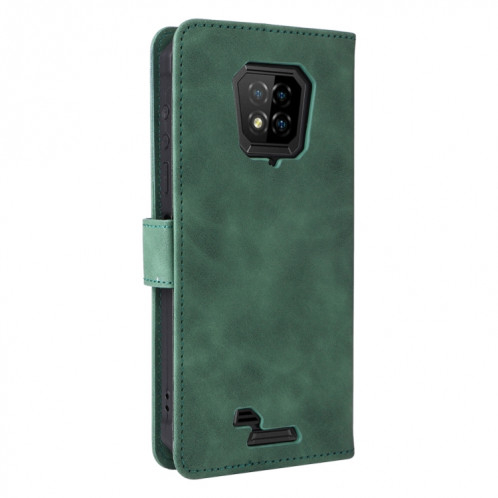 Pour Ulefone Armor 8 peau Senteuse Boucle magnétique Cas de texture de texture de veau (vert) SH404D1454-07