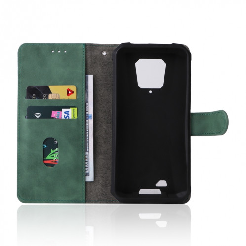 Pour Ulefone Armor 8 peau Senteuse Boucle magnétique Cas de texture de texture de veau (vert) SH404D1454-07