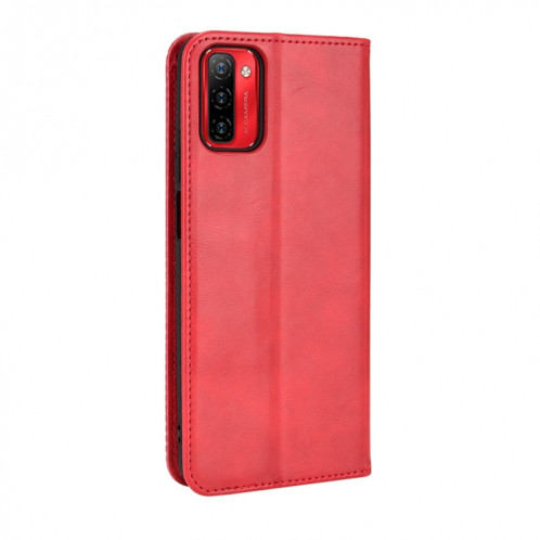 Pour Ulefone note 12P boucle magnétique rétro texture texture coffre de téléphone (rouge) SH015D1759-07