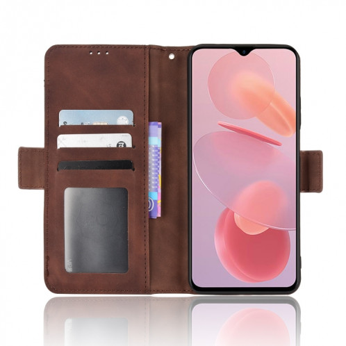 Pour Ulefone Note 12P Skin Sentez-vous Cas de téléphone en cuir de veau (brun) SH611C427-07