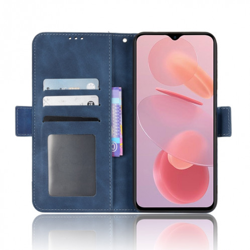 Pour Ulefone Note 12P Skin Sentez-vous Cas de téléphone en cuir de veau (bleu) SH611E1475-07