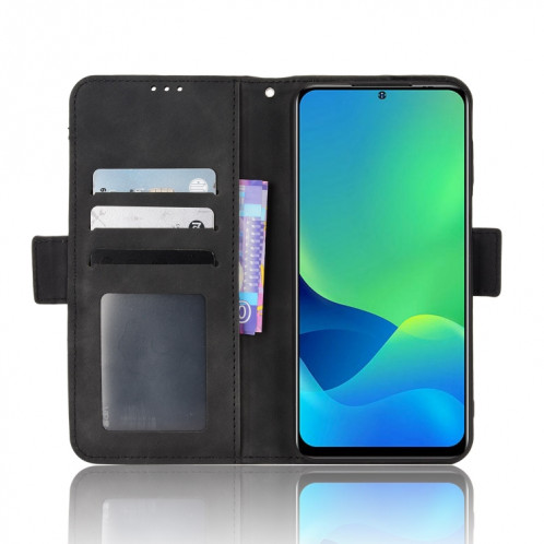 Pour Ulefone Note 13P Skin Senteuse Cas de téléphone en cuir de veau (noir) SH612A1794-07