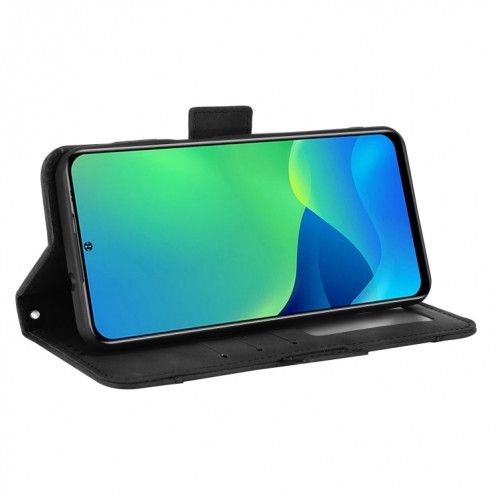 Pour Ulefone Note 13P Skin Senteuse Cas de téléphone en cuir de veau (noir) SH612A1794-07