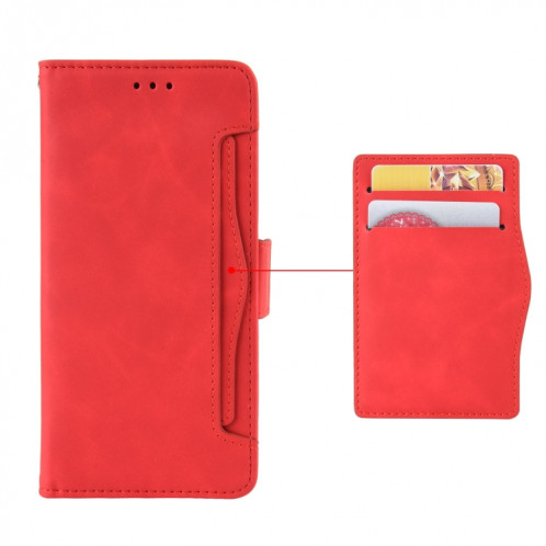 Pour Ulefone NOTE 13P Peau Senteuse Cas de téléphone en cuir de mollet (rouge) SH612B61-07