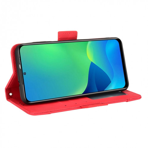 Pour Ulefone NOTE 13P Peau Senteuse Cas de téléphone en cuir de mollet (rouge) SH612B61-07