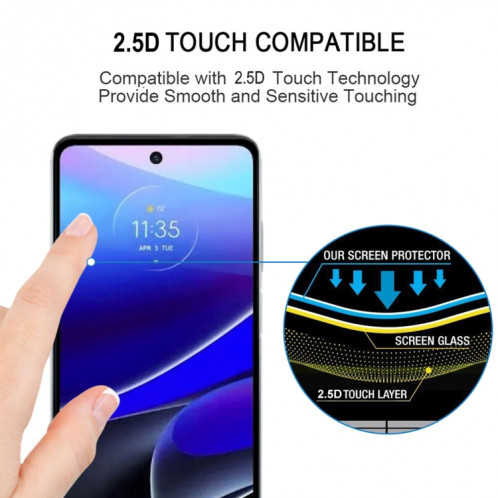 PRODUCTEUR DE COUVERTURE DE COUPE DE CLEVER PROTECTEUR DE PRODUCTEUR DE VERRE TRENDUE POUR MOTOROLA MOTO G STYLUS 5G 2022 SH4201843-08