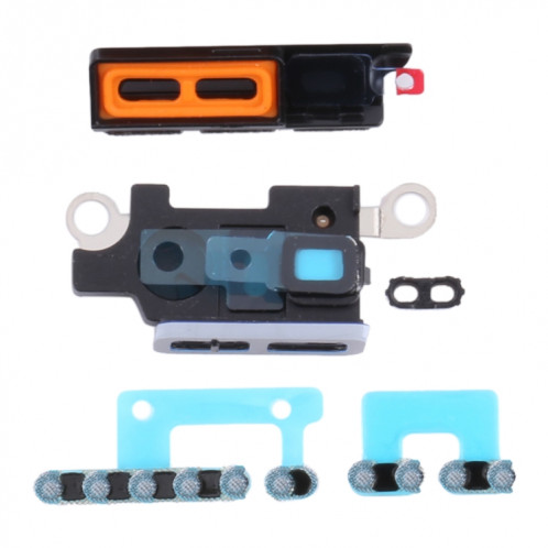 10 treillis anti-poussière de haut-parleurs PCS avec cadre pour iPhone 13 Pro (Noir) SH503D1493-04