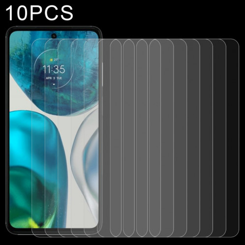 10 pcs 0,26 mm 9h 2,5D Film en verre trempé pour Motorola Moto G52 / Moto G82 SH4002104-06